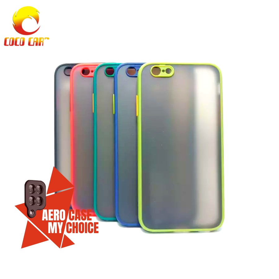 SOFTCASE MY CHOICE IPHONE 6 / 6G / 6S - AERO CASE / IPAKY / BLACKMATTE / ANTICRACK