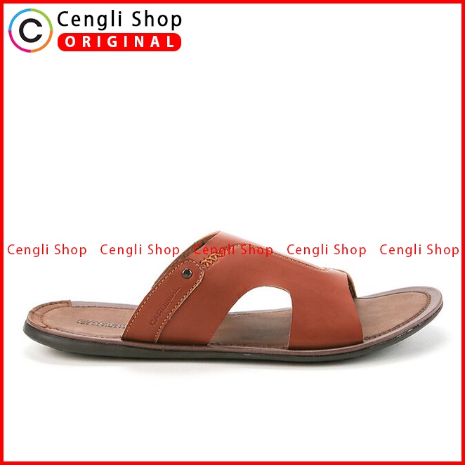 SANDAL SLIDE PRIA CARDINAL ORIGINAL CASUAL TERBARU COKLAT CA35