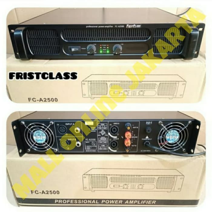 power ampli firstclass fc a2500 powered audio sound system original