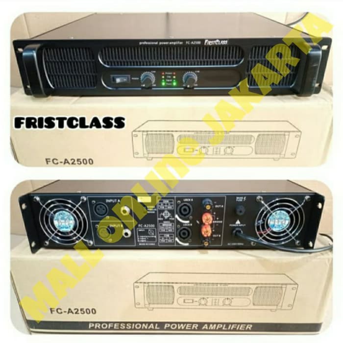 power ampli firstclass fc a2500 powered audio sound system original