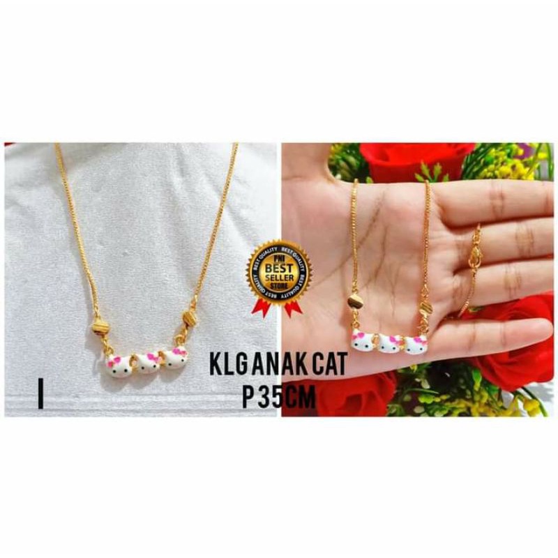 Kalung Anak Karakter Berbagai motif perhiasan Anak Gold dan Silver limited edition (COD)