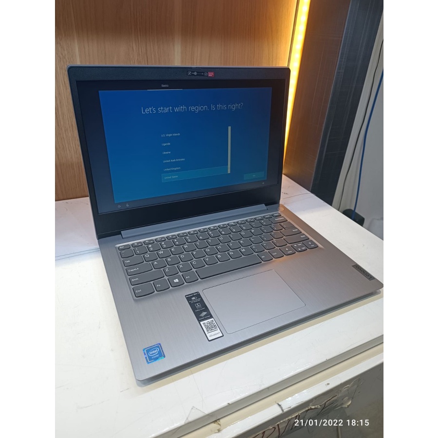 Laptop Lenovo Ideapad Slim 3I 14 Intel Celeron N4020 4GB 256GB SSD 14 HD Windows 11 Home Terlaris