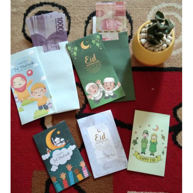

Amplop Lebaran Premium Tebal per Pack isi 10