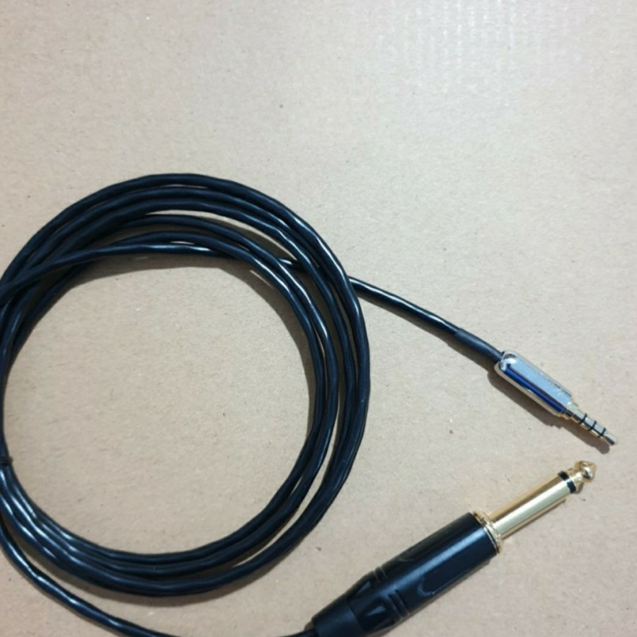 Kabel Audio jack 6.5 mm amphenol to 3.5 mm sennheiser Stereo 20 meter