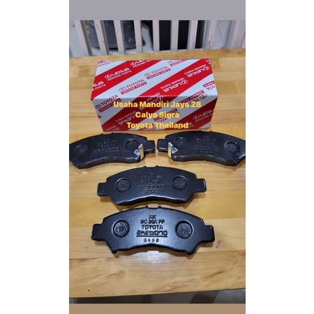 KAMPAS REM DEPAN BRAKE PAD CALYA SIGRA TOYOTA THAILAND DUS MERAH