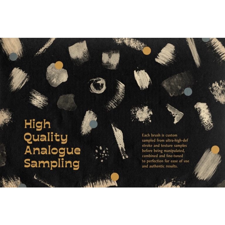 Procreate Brush - Rusty Nib Distressed Inking Brushset