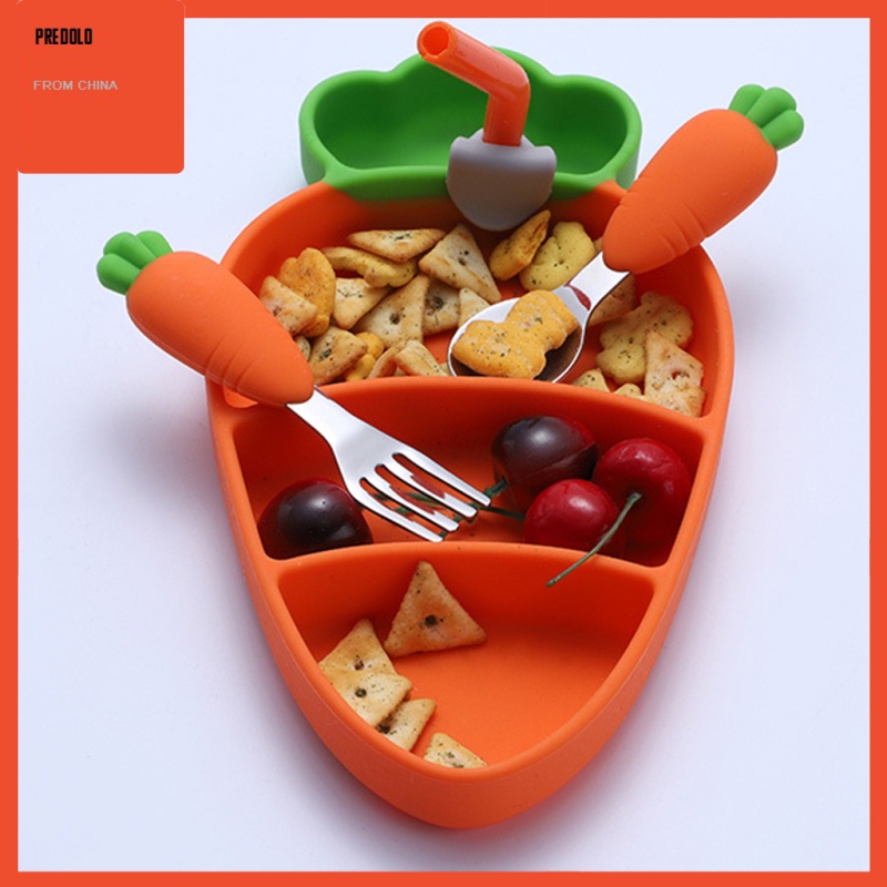 [In Stock] 4Pcs/Set Heat-resistant Kids Tableware Set Toddlers Food Bowl Tableware