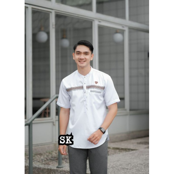 Koko Kurta List FF Dewasa Lengan Pendek Katun Premium