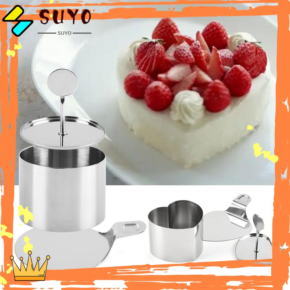 Suyo 3pcs / set Cetakan Kue Bahan Stainless Steel