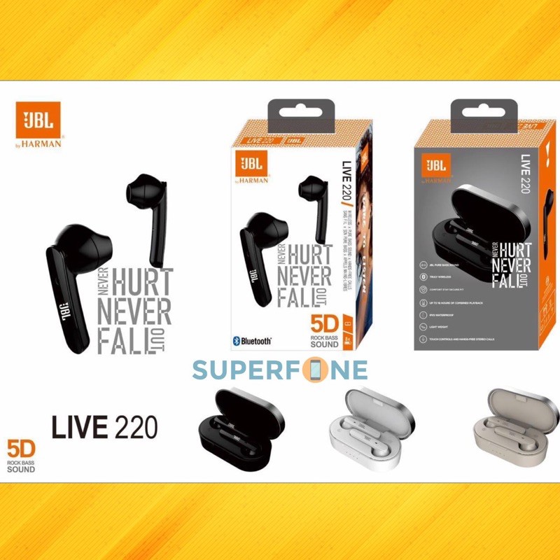 earphone bluetooth TWS JBL Live 220