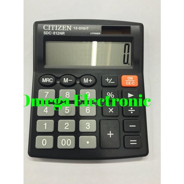 

➪ ORIGINAL Citizen Calculator SDC-812NR - Kalkulator Meja Kantor Office ✹