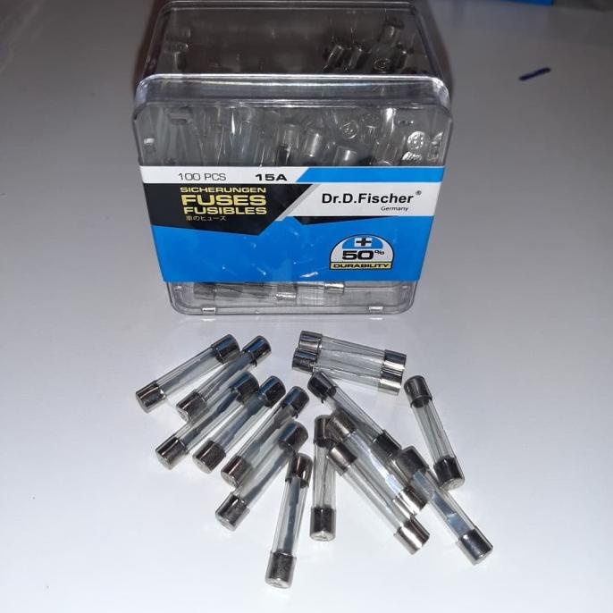 Sekring Tabung / Fuse Tabung 15A / Dr.D.Fischer Germany rod14 Diminati Banget