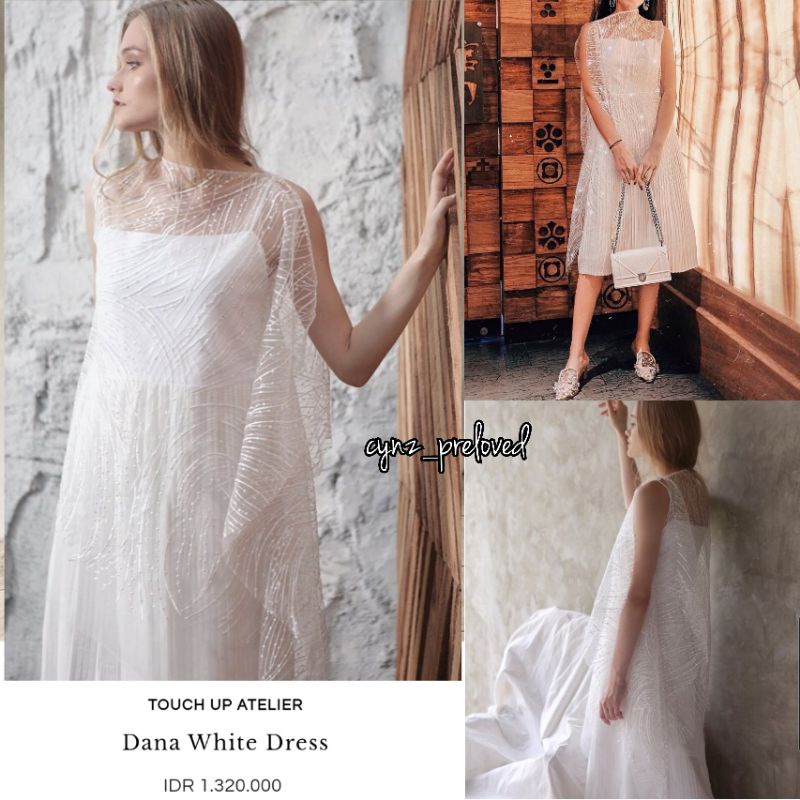 preloved touch up attelier dana white dress