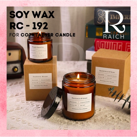 5KG Raw Soy Wax RC-192 Flakes Natural Premium Wax Bahan Lilin Kedelai Mentah / Kelapa Sawit