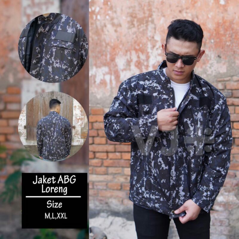 Jaket Tactical Army Polri - Bomber Army - Jaket Blackhawk - Bomber Loreng - Jaket Bomber Pria