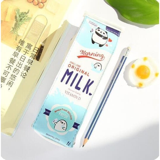 

Tempat alat tulis Kotak Pensil Bentuk Kotak susu milk bag - KSY129 - Merah Muda