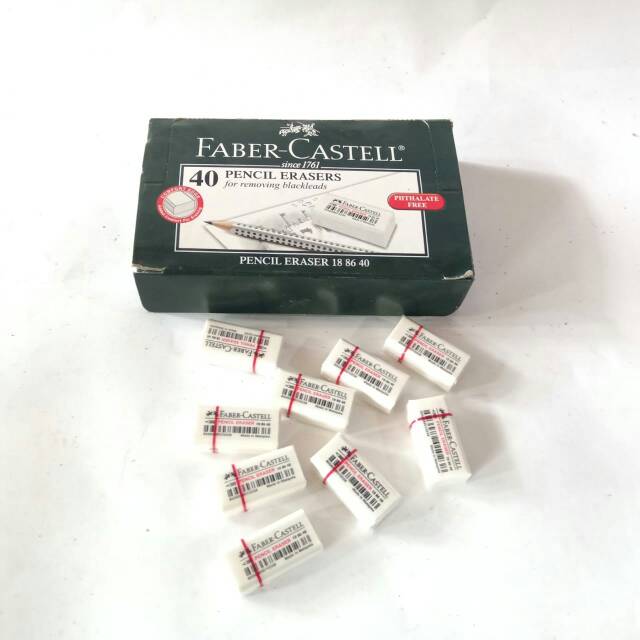 

Penghapus/Eraser Faber-Castell 18 86 40 putih kecil