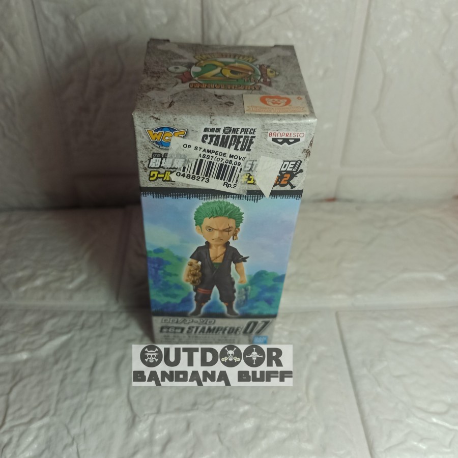WCF one Piece Vol 2 Zoro Stampede Original Banpresto Luffy Roger Ori