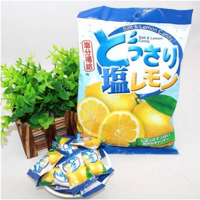 Permen import salt and lemon candy / permen lemon / cocon