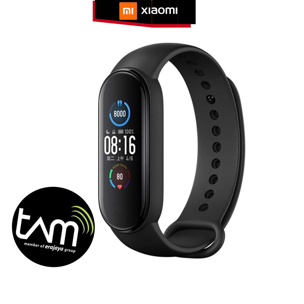 Smartwatch Xiaomi Mi  Band  5  Amoled Display Jam  Tangan  