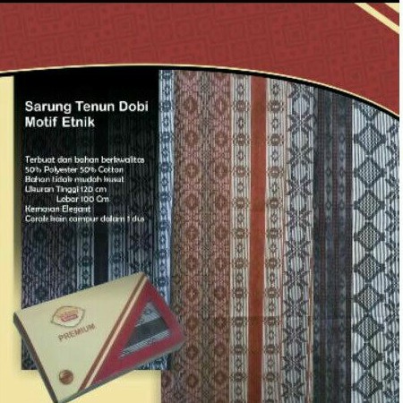 Sarung Premium Tenun Dobi Rayon Ori by Sinjang Humaira Majalaya - 1kodi