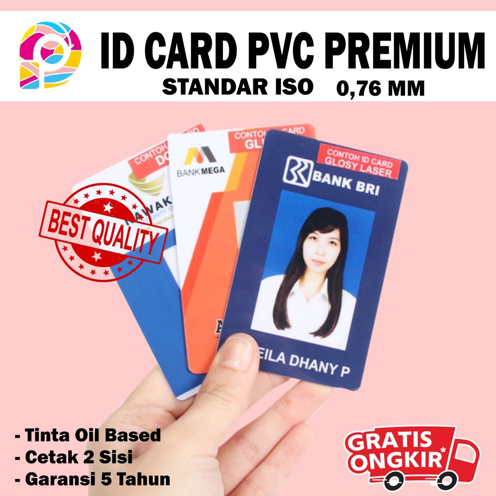 

Jasa Cetak Id Card, Kartu Id Card, Kartu Member PVC Premium