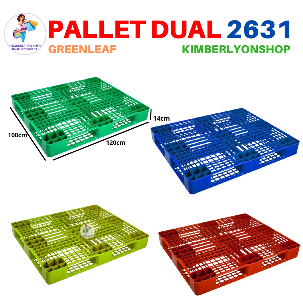 Pallet Dual Industri 2631 Green Leaf