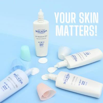 * NCC * Skin Aqua Sunscreen Wajah With Moisturizing Milk And UV Protection SPF 50 25 PA++++ Skinaqua