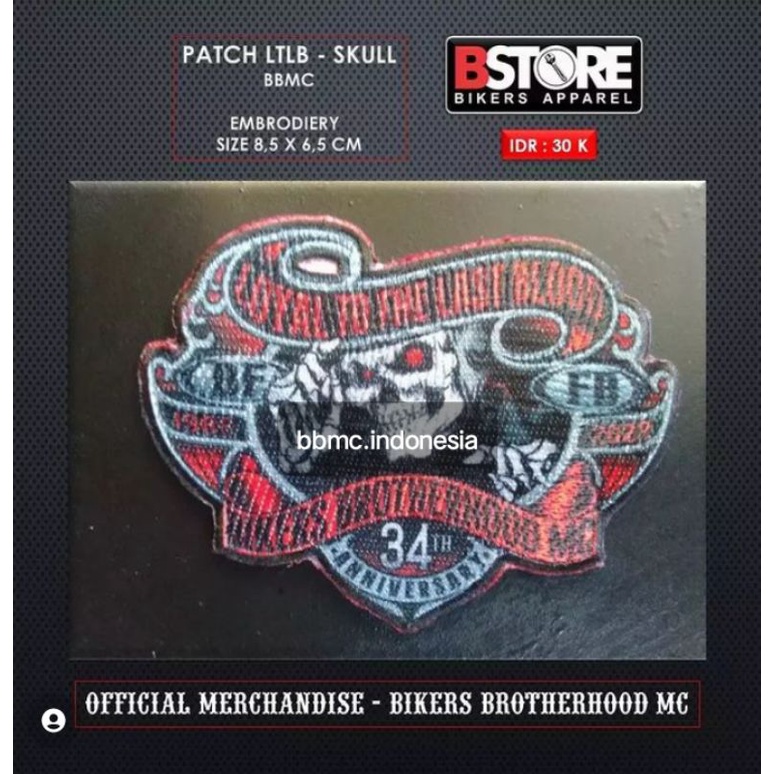 

Patch LTLB-SKULL BBMC Anniv 34th