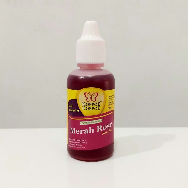 Koepoe Koepoe Pewarna Makanan Merah Rose 30 ml