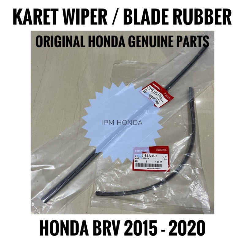 Blade Rubber Karet Wiper Depan Kanan Kiri Honda BRV 2015 2016 2017 2018 2019 2020