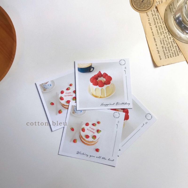 

COTTONBLEU - greetings card / postcard / kartu ucapan