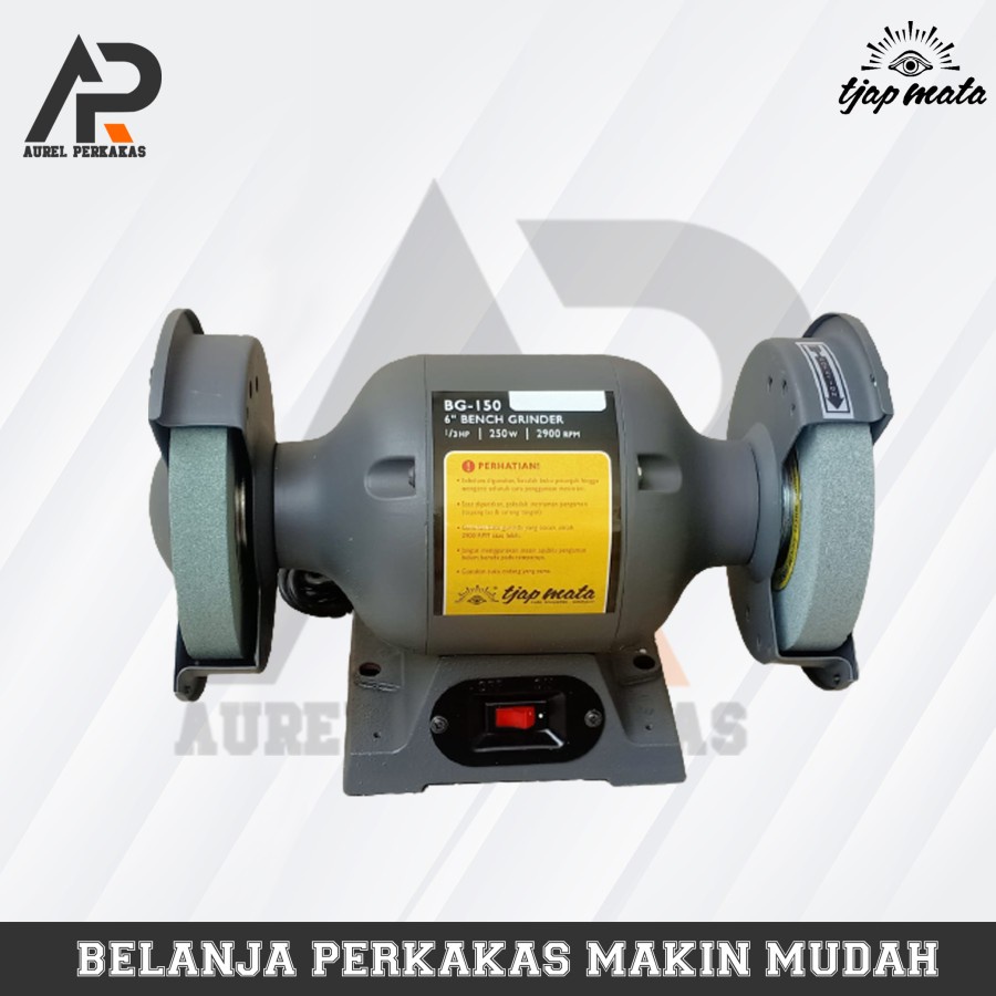 Tjap Mata Mesin Gerinda Duduk 6" / Bench Grinder 6"