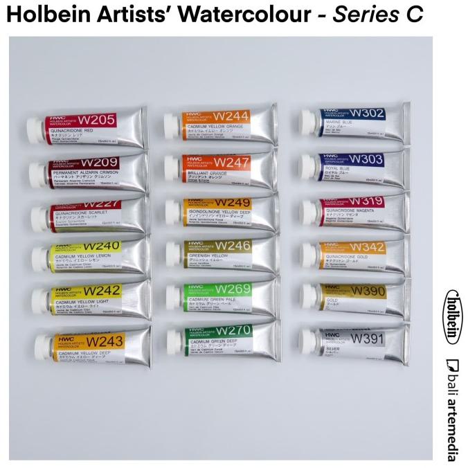 

TERBARUU!! Holbein Artists' SERIES C Watercolour Paint 15ml COD