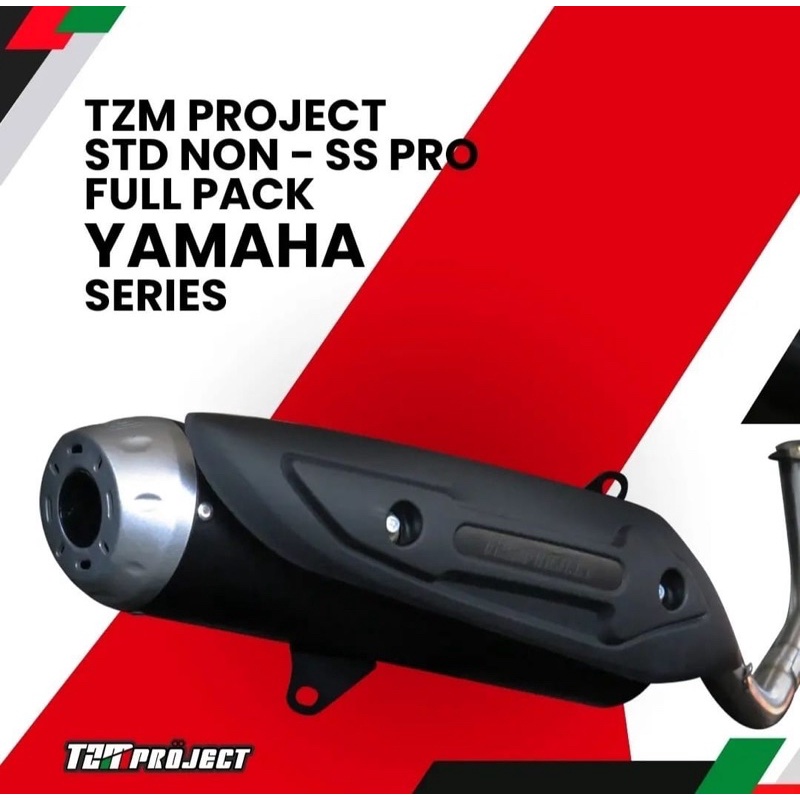 Knalpot STD Non SS Pro Full Package untuk Yamaha Maxi Series By TZM Project nmax old nmax new aerox lexy