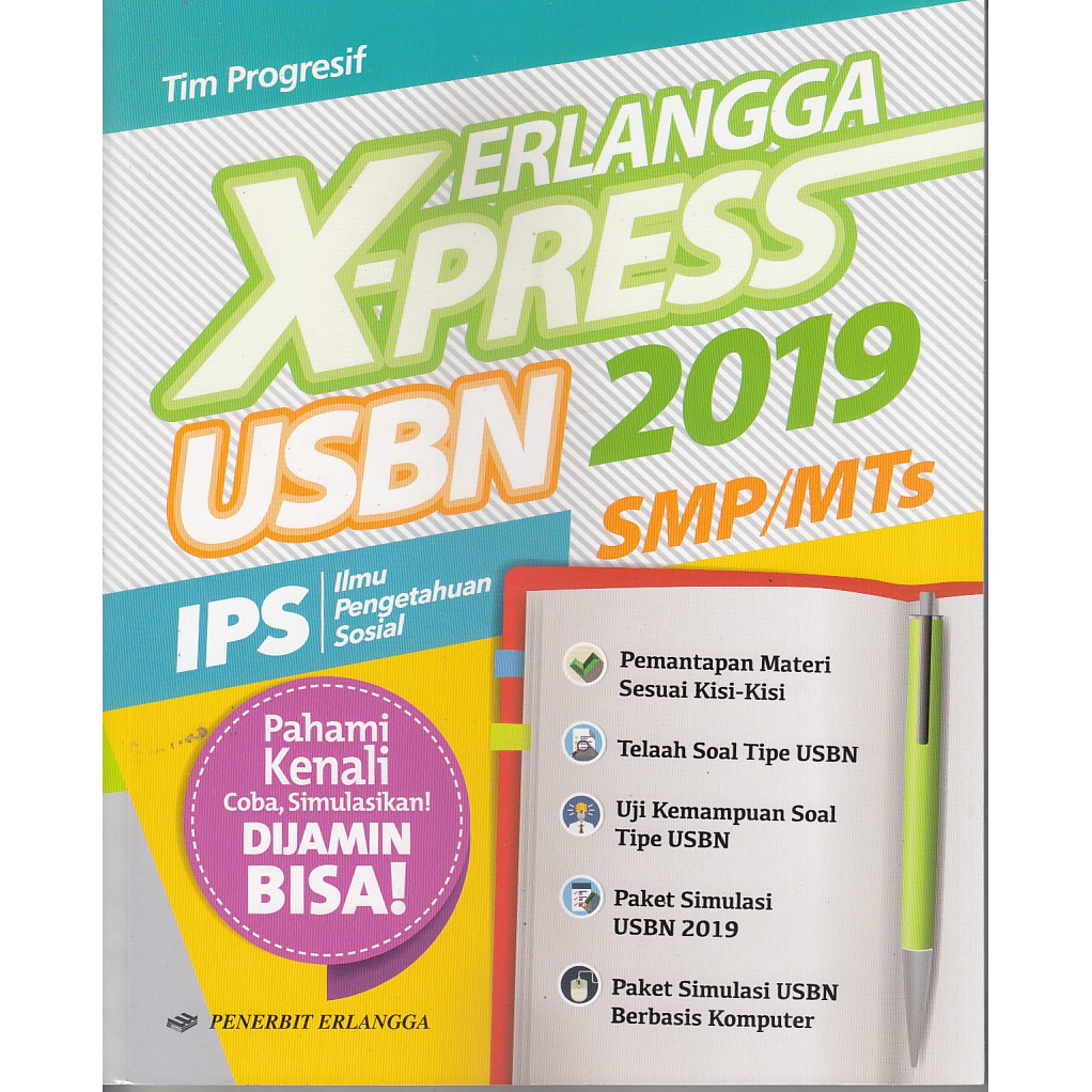 ERLANGGA X-PRESS USBN ILMU PENGETAHUAN SOSIAL -IPS- SMP 2019