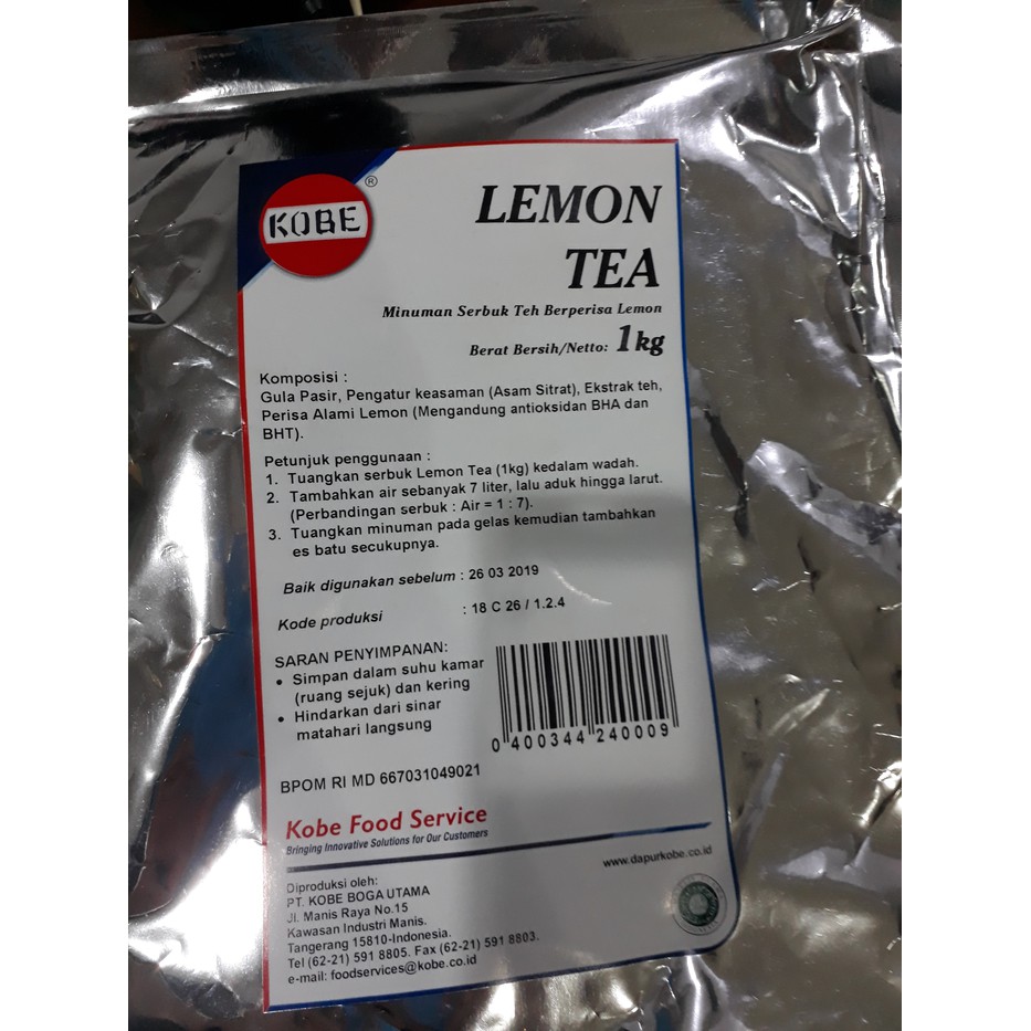 

LEMON TEA KOBE 1Kg