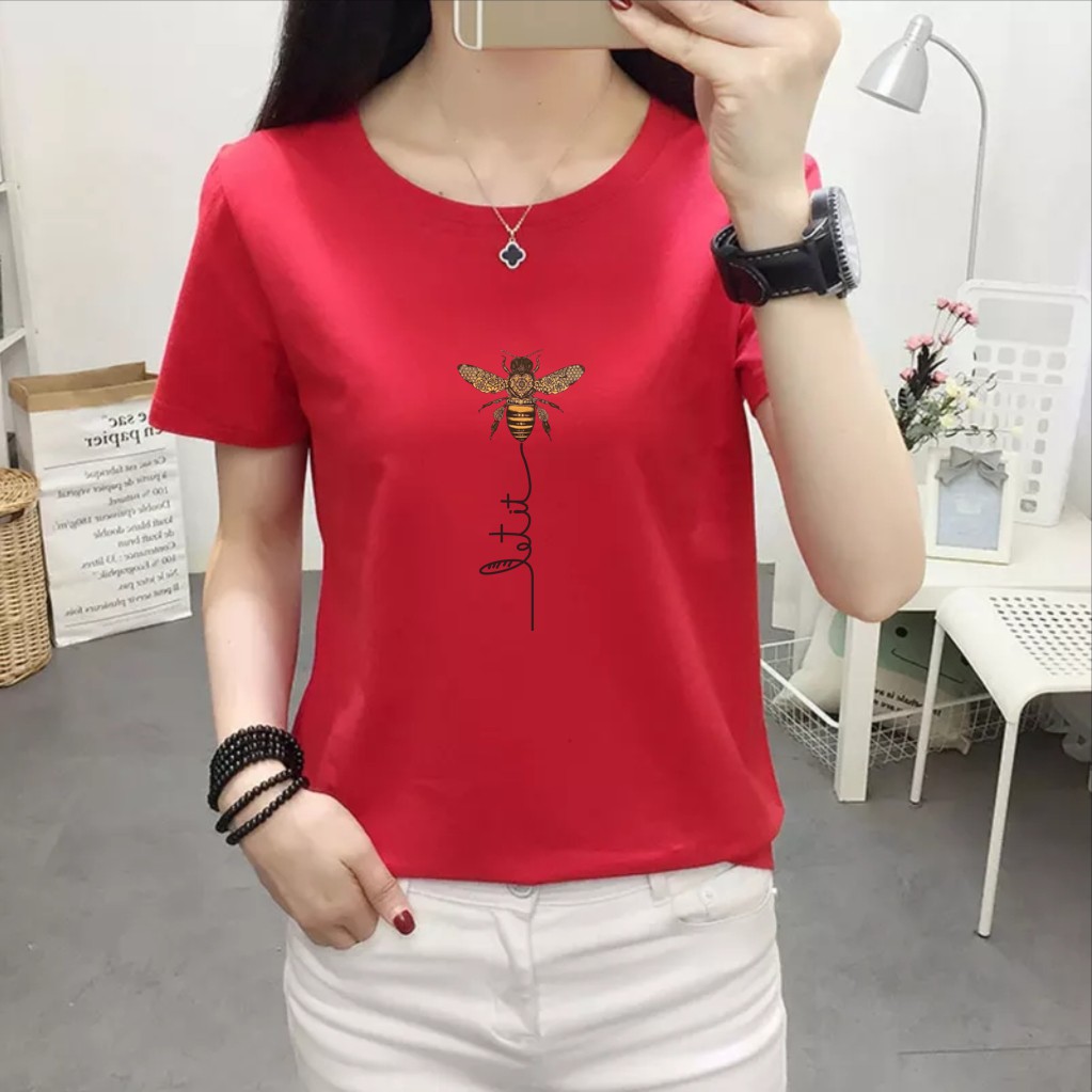 Bee Kaos wanita cotton combed30s Premium 104