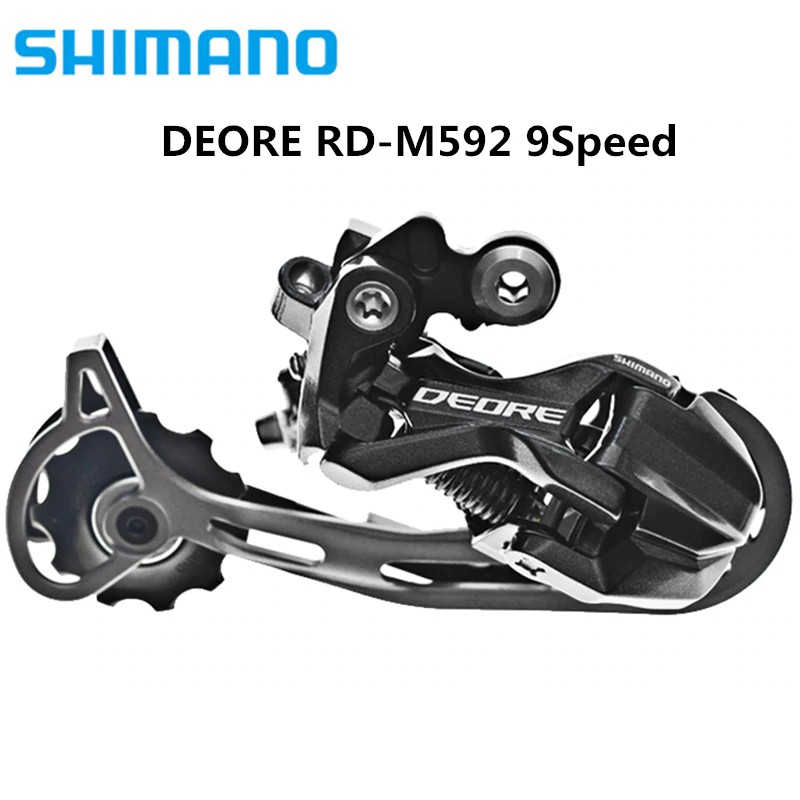 Import SHIMANO DEORE RD-M592 rear dial transmission mountain bike 9/27 speed shadow derailleur