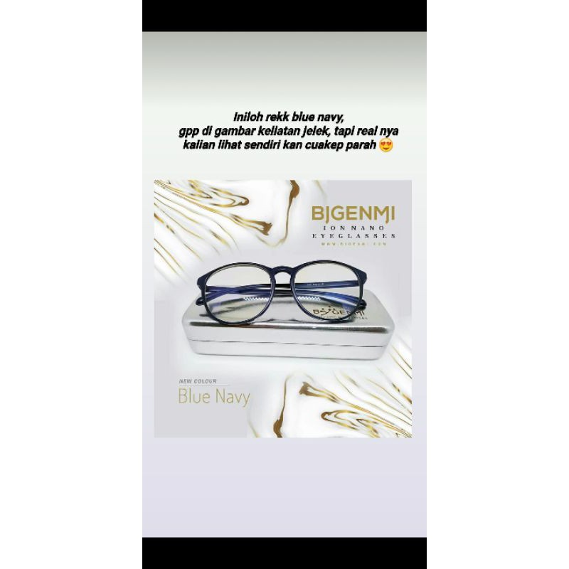 PROMO FREE TAS CANTIK KACA MATA KESEHATAN BIGENMI LENGKAP SEMUA