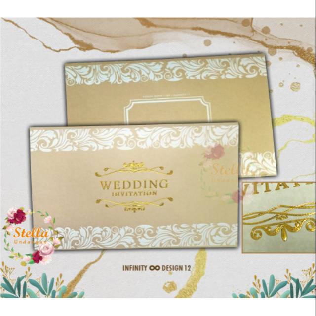 Blangko Undangan Infinity Design 12