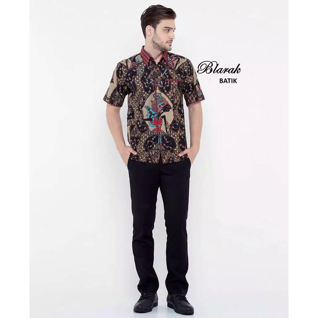 batik tunik full resleting blarak