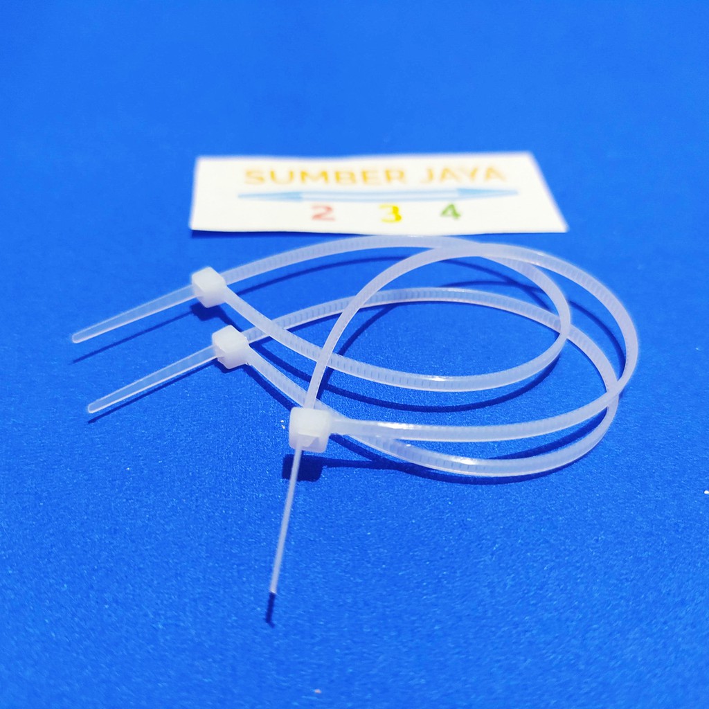 Kabel Ties 15 CM PUTIH isi 100 PCS 3 X 150 TERMURAH