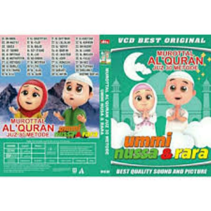 Murrotal Alquran Juz 30 (vcd) Metode ummi Nusa dan Rara / Nusa Rara