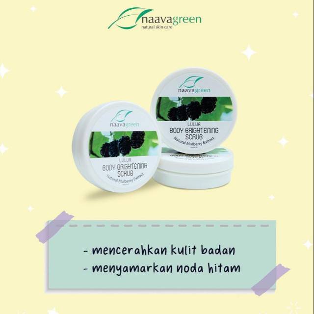 [TERMURAH!] Naavagreen Body Scrub / Lulur Pemutih Pencerah Tubuh - NAVAGREEN - NAVA GREEN - NAVAAGREEN - NAVAA GREEN