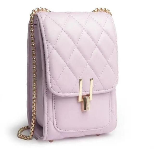 Tas Hp Wanita Tas Selempang Slempang Bahu Kulit Lokal Murah Bukan Import Tali Rantai