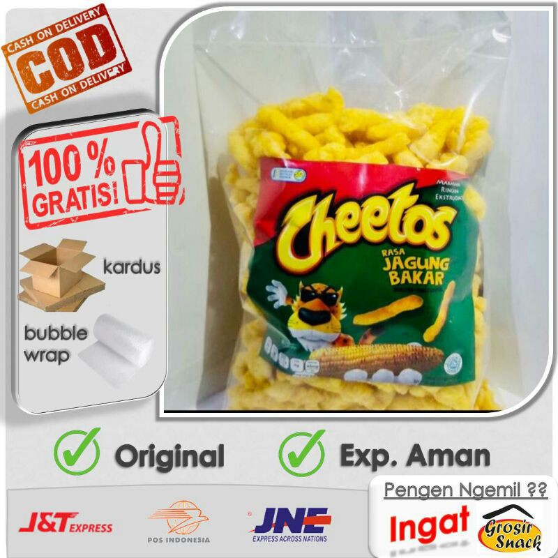 

Indofood Chiki Twist Jagung Bakar 250gr Snack Kiloan