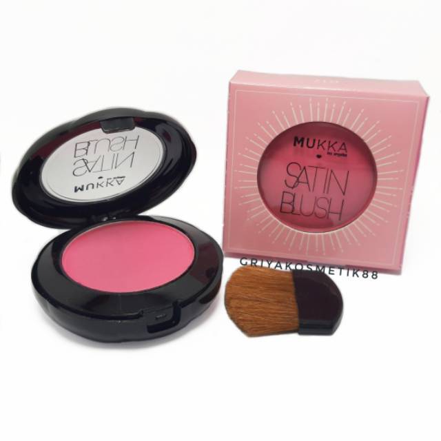 BLUSH ON MUKKA SATIN B17 ORI BPOM (ada 4 warna)