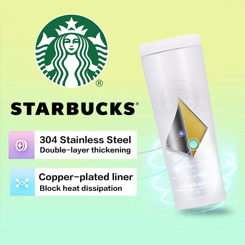 Starbucks Termos/Botol Air Minum Stainless Botol Kapasitas tinggi Minum  Travel Mug Nyaman Dan Mudah Dibawa