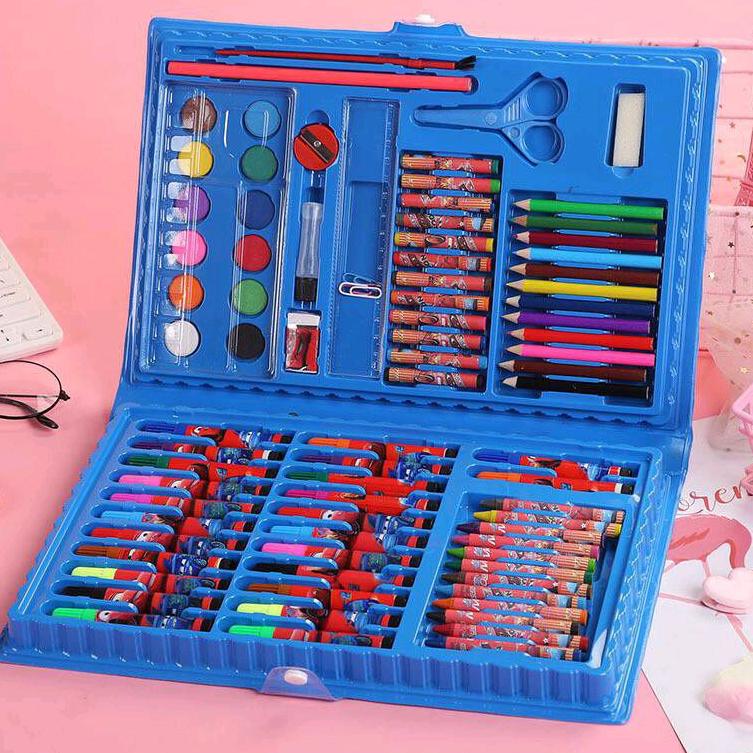 

Discound Hari Ini stationery set pensil crayon cat air perlengkapan sekolah menggambar anak isi 86 pensil warna $
